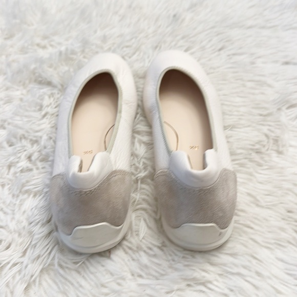 ARA Sardinia Cream Beige leather comfort ballet on flats loafers women size 7 - Picture 6 of 7